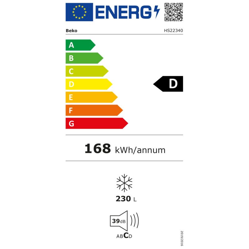 Beko HSM22340 – Energieeffizienzklasse D