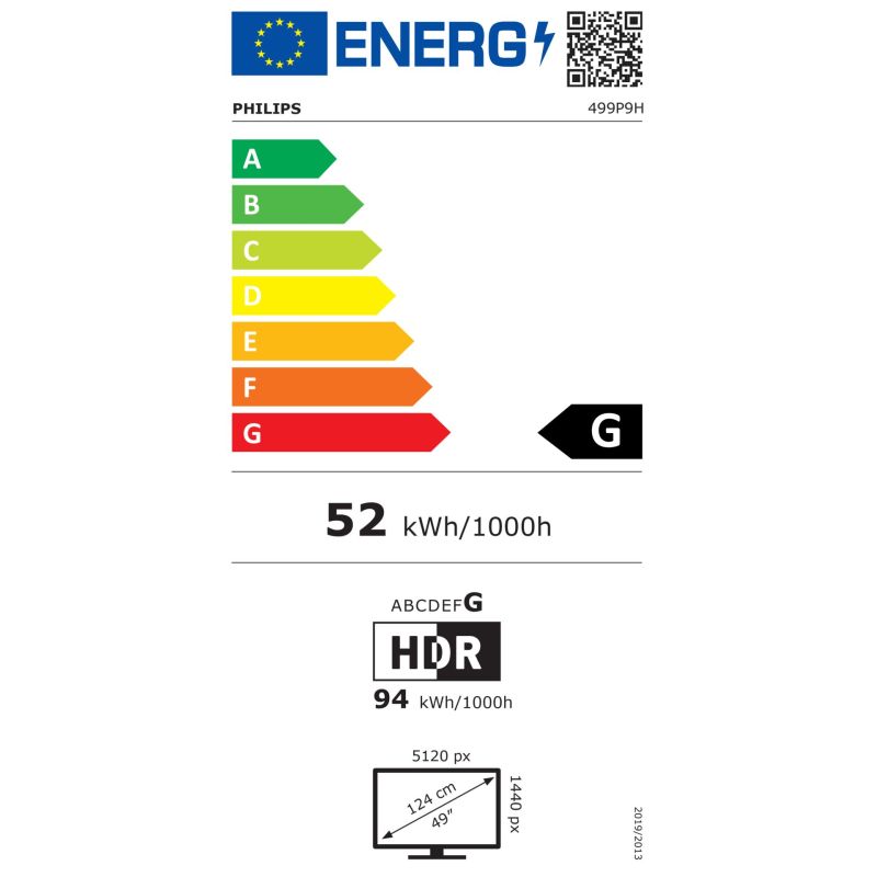Philips 499P9H – Energieeffizienzklasse G