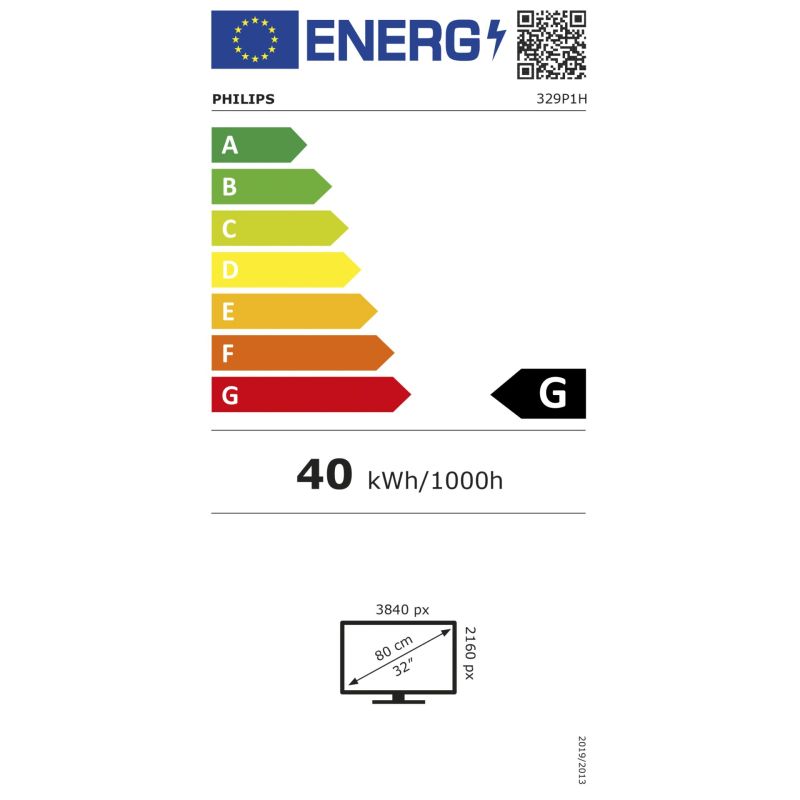 Philips 329P1H – Energieeffizienzklasse G