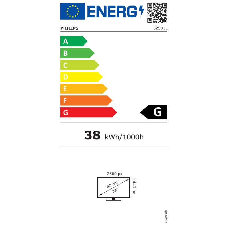 Philips 325B1L – Energieeffizienzklasse G