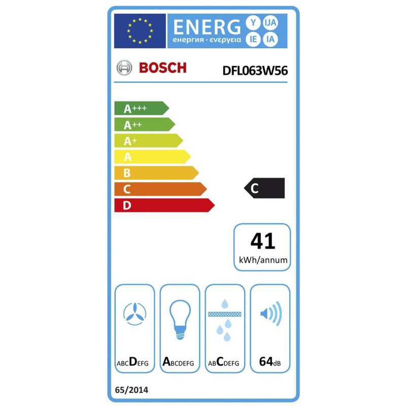 Bosch DFL 063 W56 – Energieeffizienzklasse C