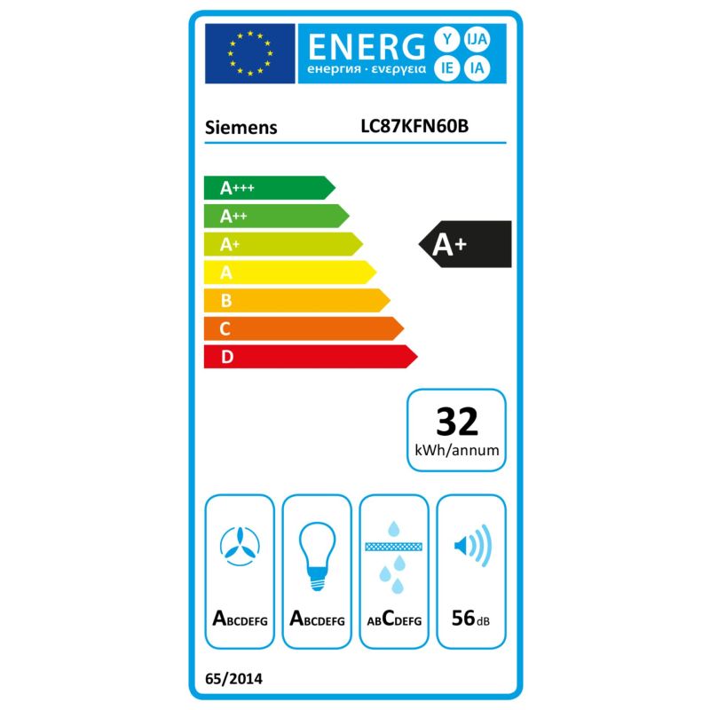 Siemens LC87KFN60  IQ300 Schrägesse – Energieeffizienzklasse A+