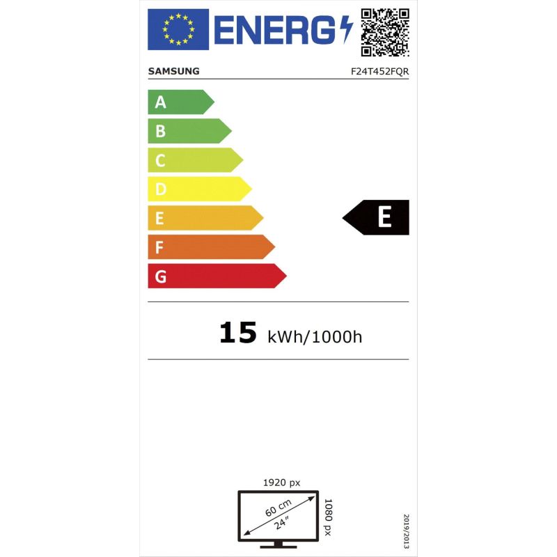 Samsung F24T452FQR – Energieeffizienzklasse E